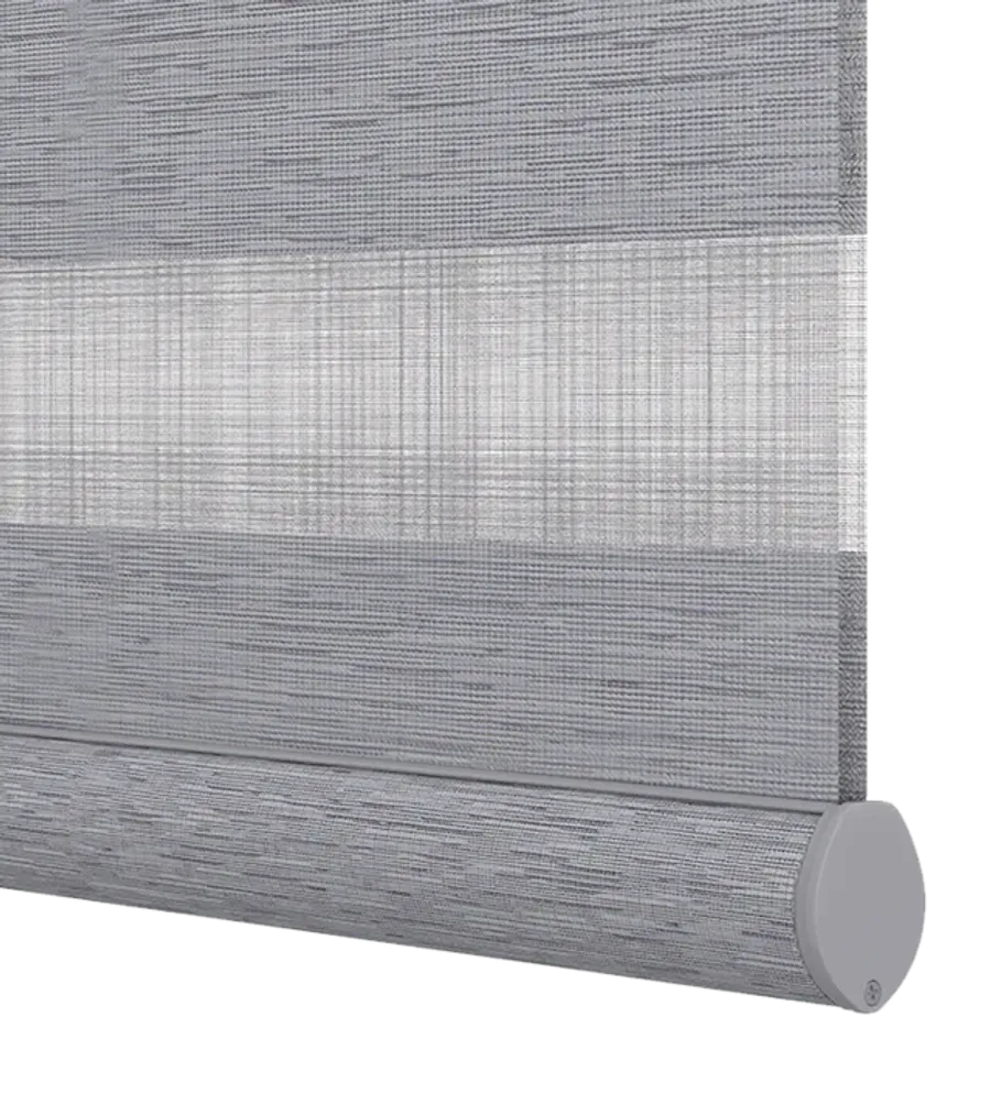 Banded Shades with Fabric Bottom Rail