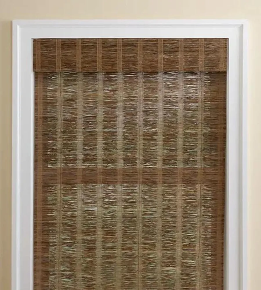 Natural Woven shades with natural materials